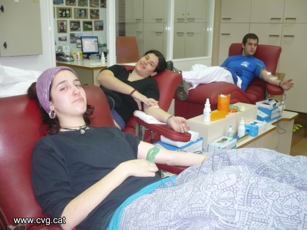 Sang Blava: donació de sang a l'Hospital de Sant Pau (Banc de Sang i Teixits).Foto realitzada per Roger Gispert.