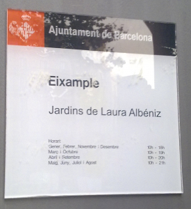 jardins de l'eixample