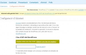 pantalla prèvia a posar el codi