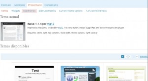 Acccedir a UserThemes